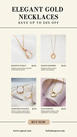 Jewellery Product Display Instagram Story
