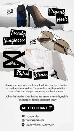 Fashion Mix and Match Instagram Story