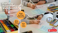 Youtube Thumbnail Learning Handlettering with Waterbrush