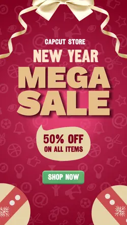 New Year Mega Sale Instagram Story