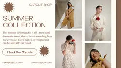 Fashion Clothes Summer Collection Twitter Post