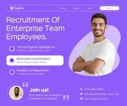 Office Business Team Introduction details simple