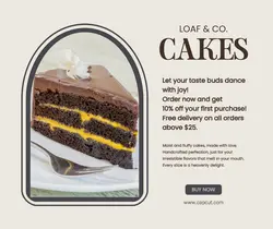 Cake Promotion Product