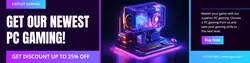 PC Gaming Promotion LinkedIn Banner