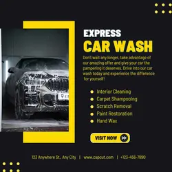 Car Wash Services Introduction Instagram Post