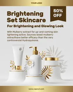 Beauty and Personal Care Brightening Set Skincare