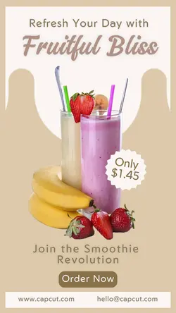 Smoothies Product Instagram Story