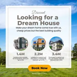 Real Estate Dream House Display Product