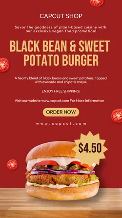 Vegan Food Promotion Instagram Story