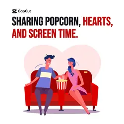 Sweet Instagram Post - Cinema Watching