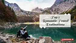 Youtube Thumbnail Vlog - Romantic Travel Destination