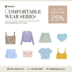 Clothing & Shoes Wear Series Promotion Minimalist