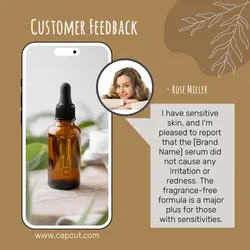 Customer Feedback Beauty Products Brown