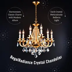 E-commerce Household Lux Chandelier Product Callout