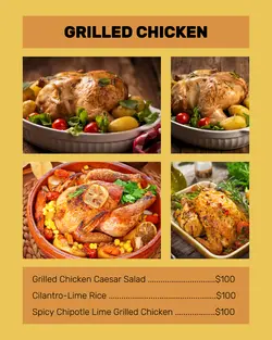 Chicken Specialist Restaurant Menu
