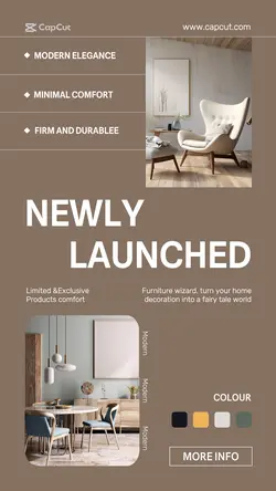 Household New product showcase furniture Stylized