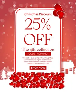 Christmas day discount promotion