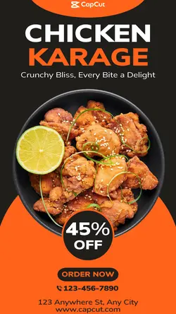 Chicken Karage Promotion Instagram Story