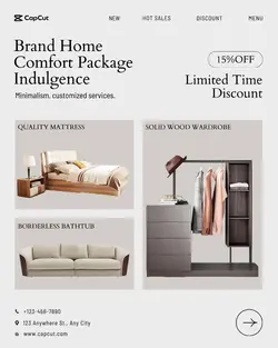 Household Comfort package Discount Minimalist 
