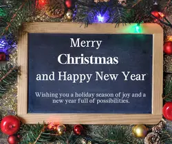 Holiday Greetings Facebook post