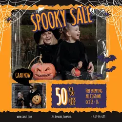 Costume Halloween Promotion Instagram Post