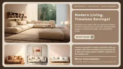 modern sofa collection sale twitter post