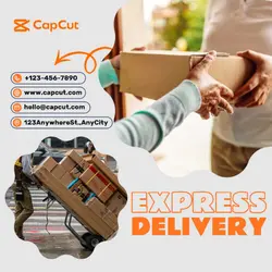 Services express delivery showcase minimalist