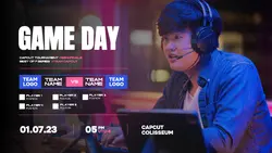 Gaming - Semi Finals Game Day Poster