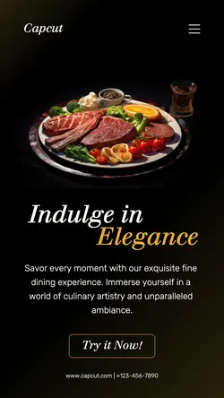 Fine Dinning Restaurant Promotion Instagram Story