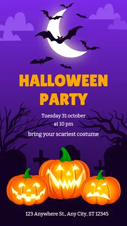 HELLOWEEN EVENT INVITATION FOR INSTAGRAM POST