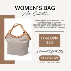 Women's Bag Promotion Instagram Post