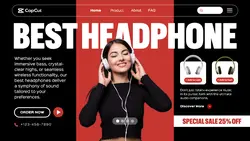 Best Headphone Promotion Website