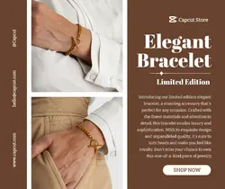 Fashion Bracelet Product Display Facebook Post