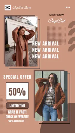 Clothes Promotional Display Instagram Story