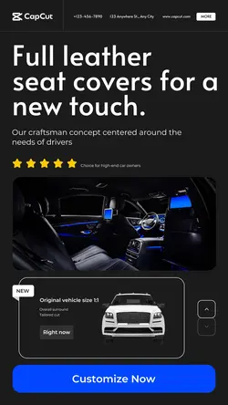 Auto parts Seat Promotion Simple