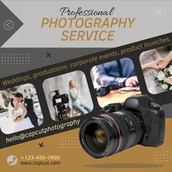 Professional Photography Service Promotion Instagram Post