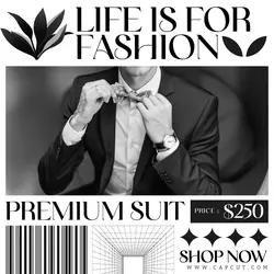 fashion man suit bw style