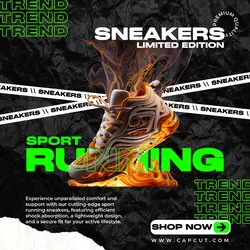 Sneakers Limited Edition Product Display Instagram Post