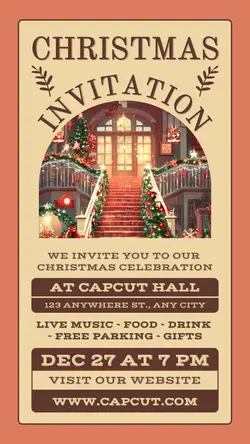 Christmas Day Invitation Instagram Story