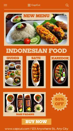 Food & Indonesian Food Menu Promotion Instagram St