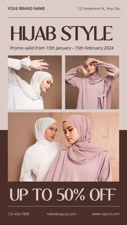 Hijab style sale instagram story