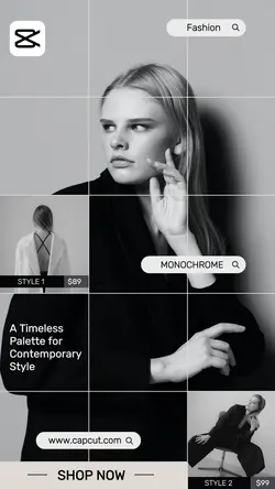 Fashion Clothes Product Display Instagram Monochrome