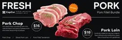 Frozen Foods Raw Pork Discount Minimalist