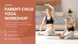 Fitness Parent-Child Yoga Branding Modern style