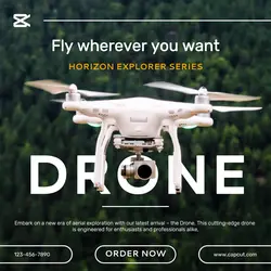Electronic Drone Series Product Display