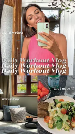 Daily Workout Vlog Youtube Thumbnail 9:16