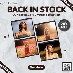 2-Product Image Back in Stock Instagram Post