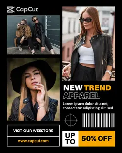 New Trend Apparel Promotion Instagram Post