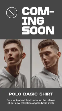 Dark Grey Minimal Fashion Sales Promotion Story