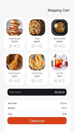 2024hot Shopping Cart Food